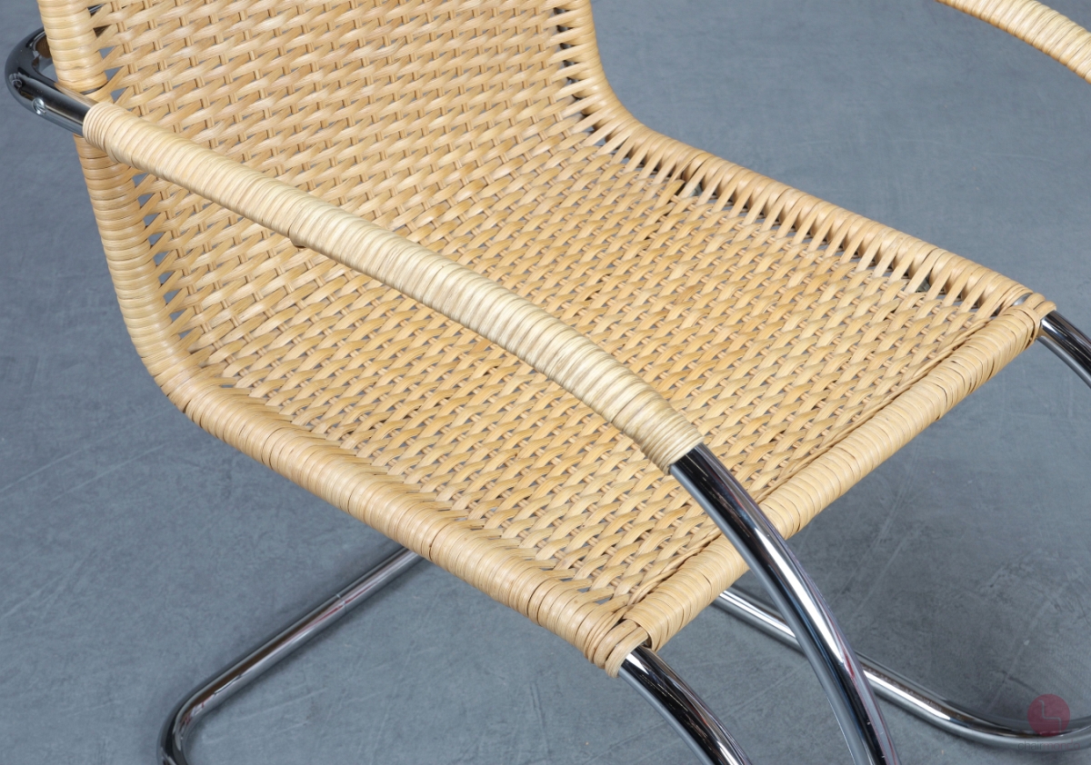 Thonet S533 RF Freischwinger mit Rattan Geflecht gebraucht