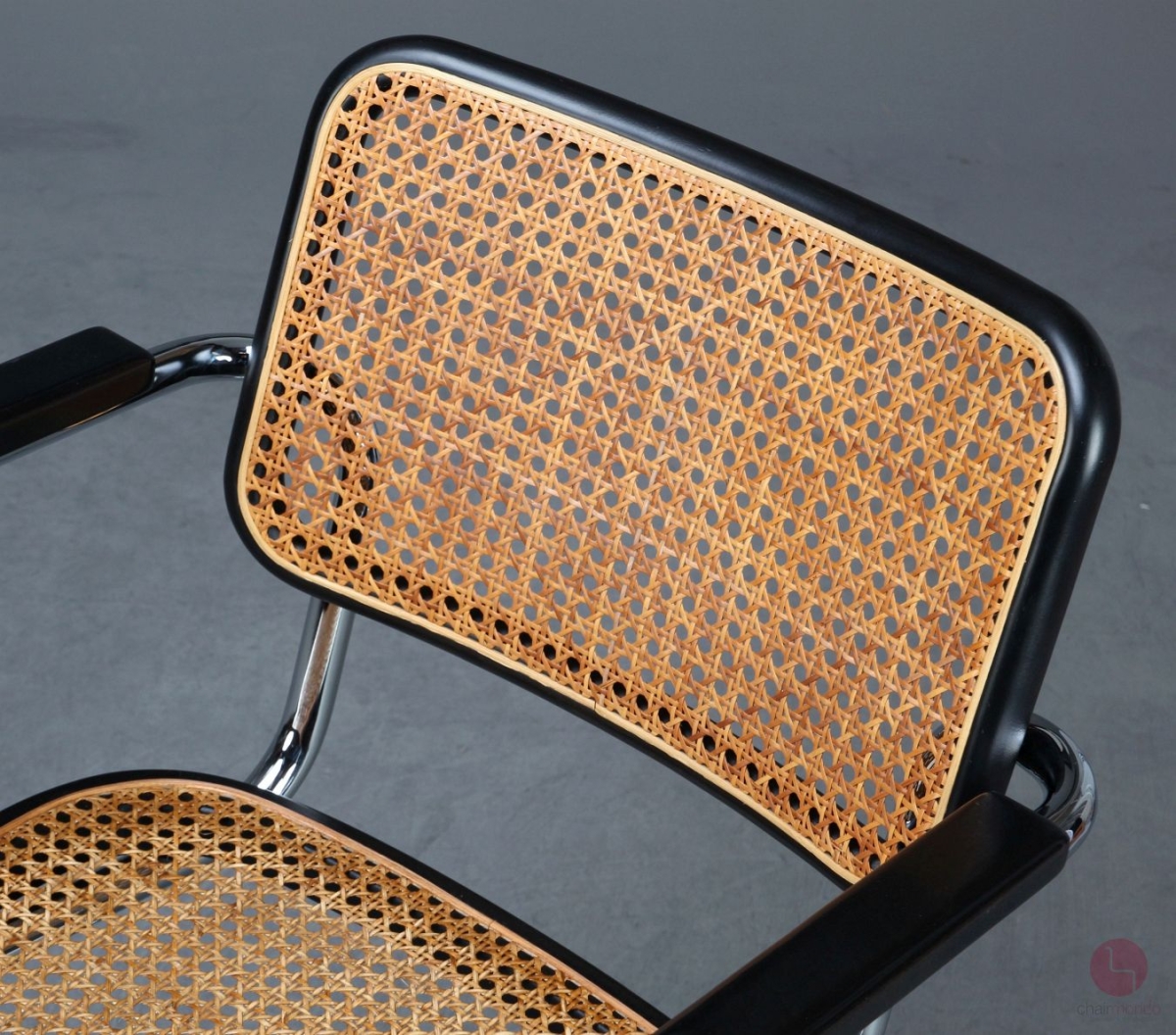 Thonet S64 Freischwinger in Schwarz mit Patina gebraucht