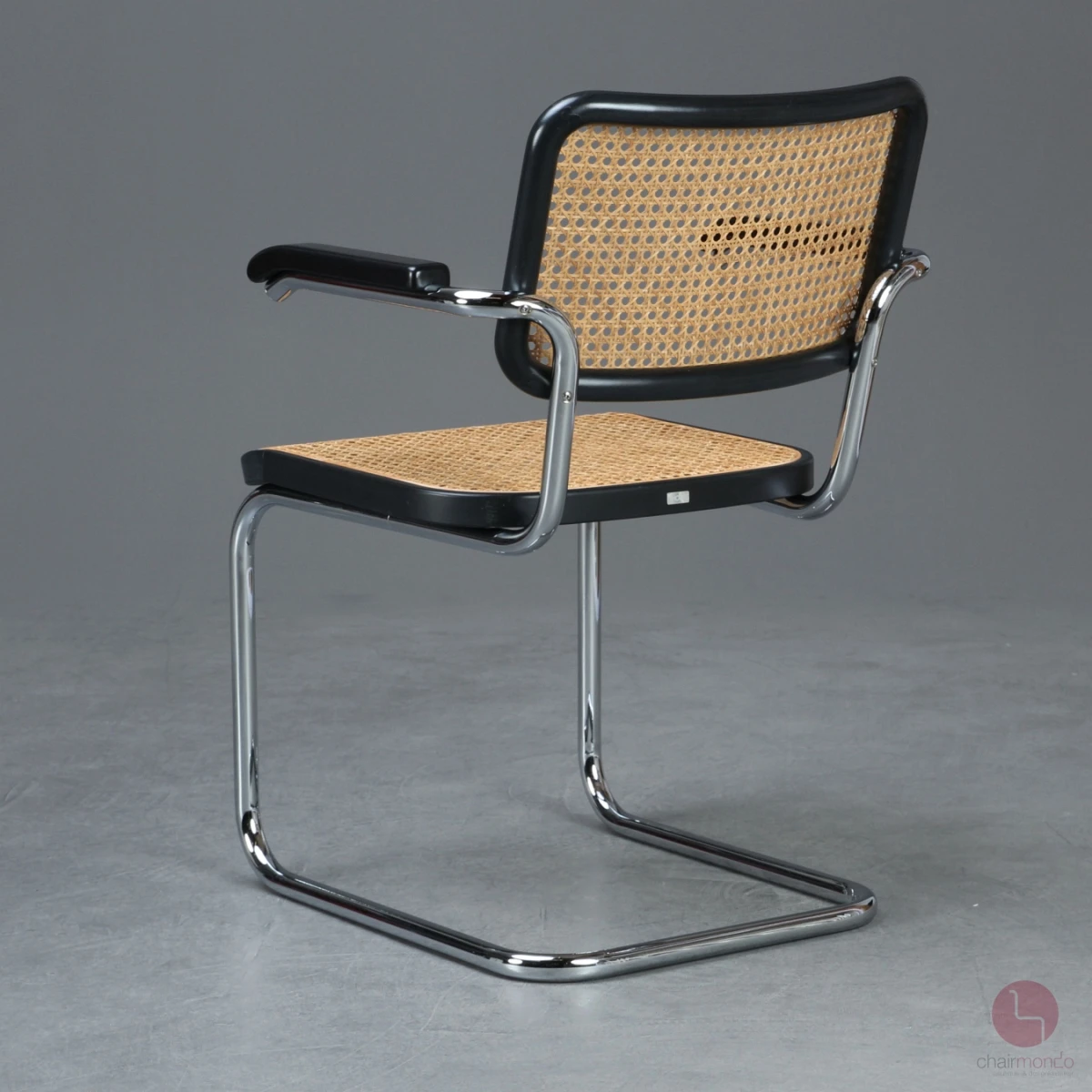 Thonet S64 Freischwinger in Schwarz mit Patina gebraucht Thonet S64 Freischwinger in Schwarz mit Patina gebraucht