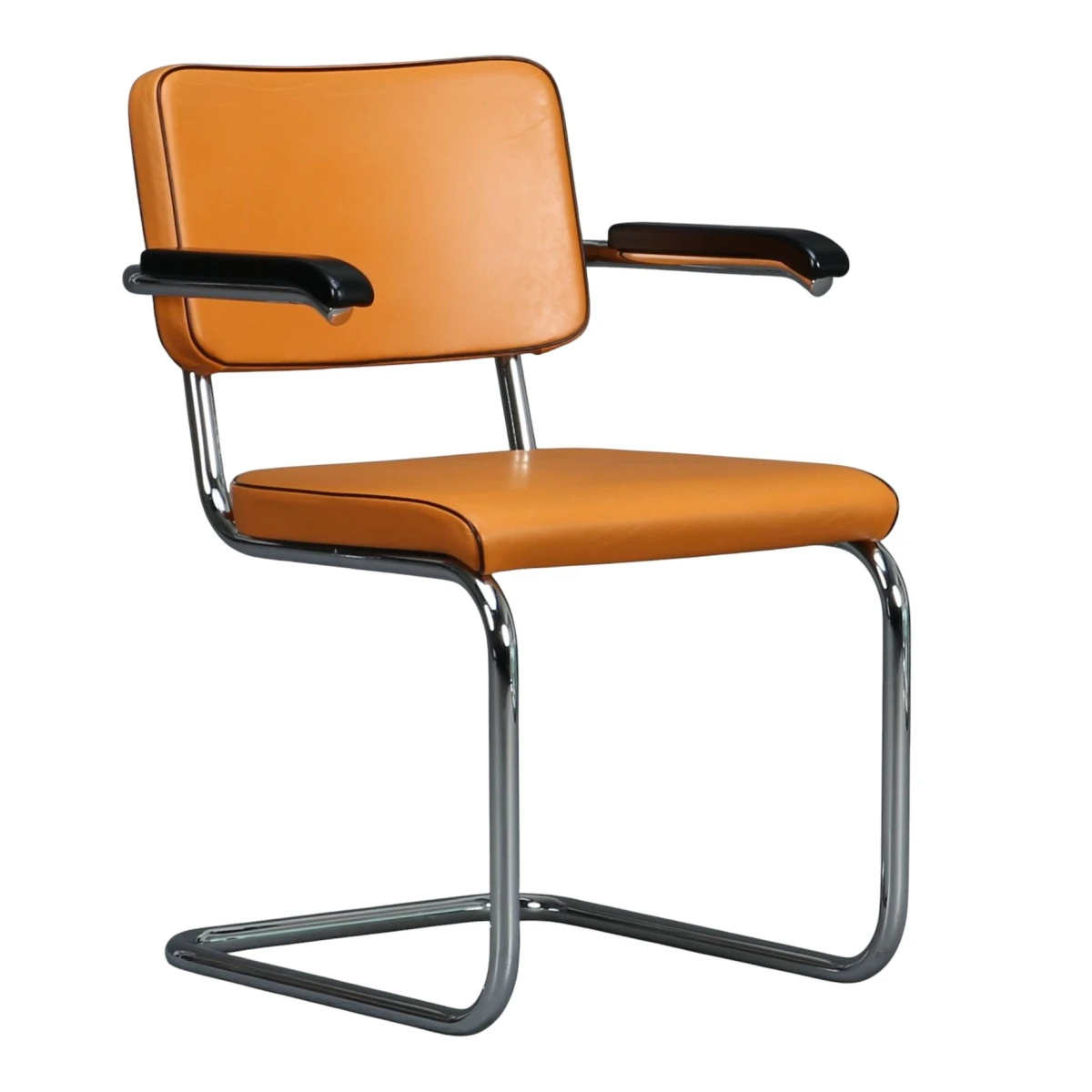 Thonet S64 PV Leder Arancio Orange -