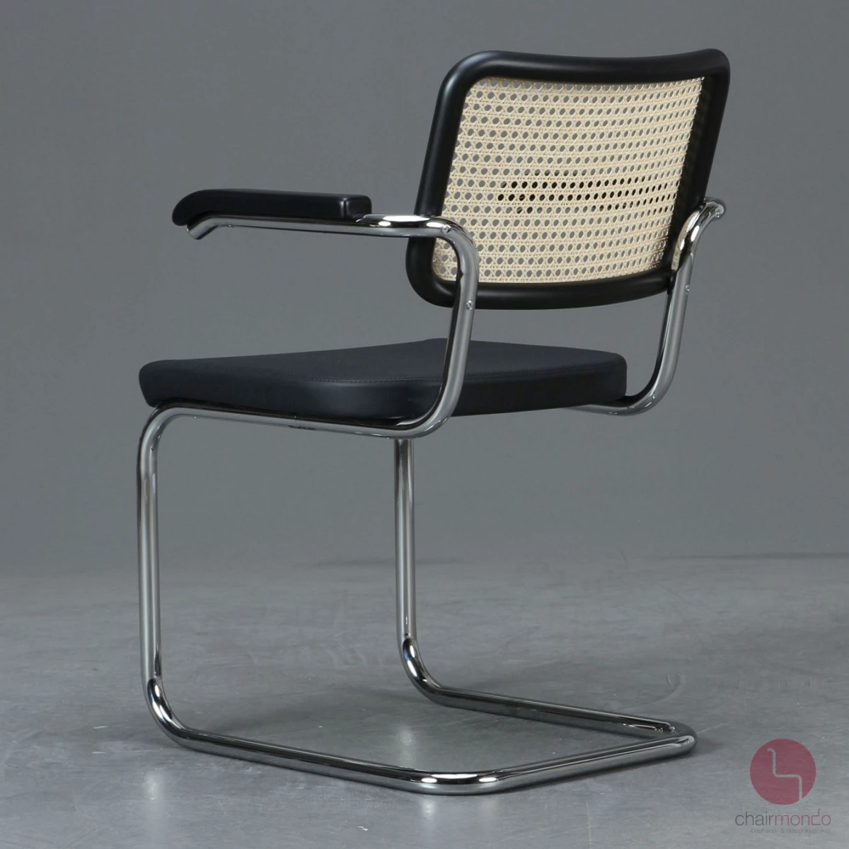 Thonet S64 SPV Stuhl mit Ledersitzfläche Rückseite Thonet S64 SPV Stuhl mit Ledersitzfläche Rückseite