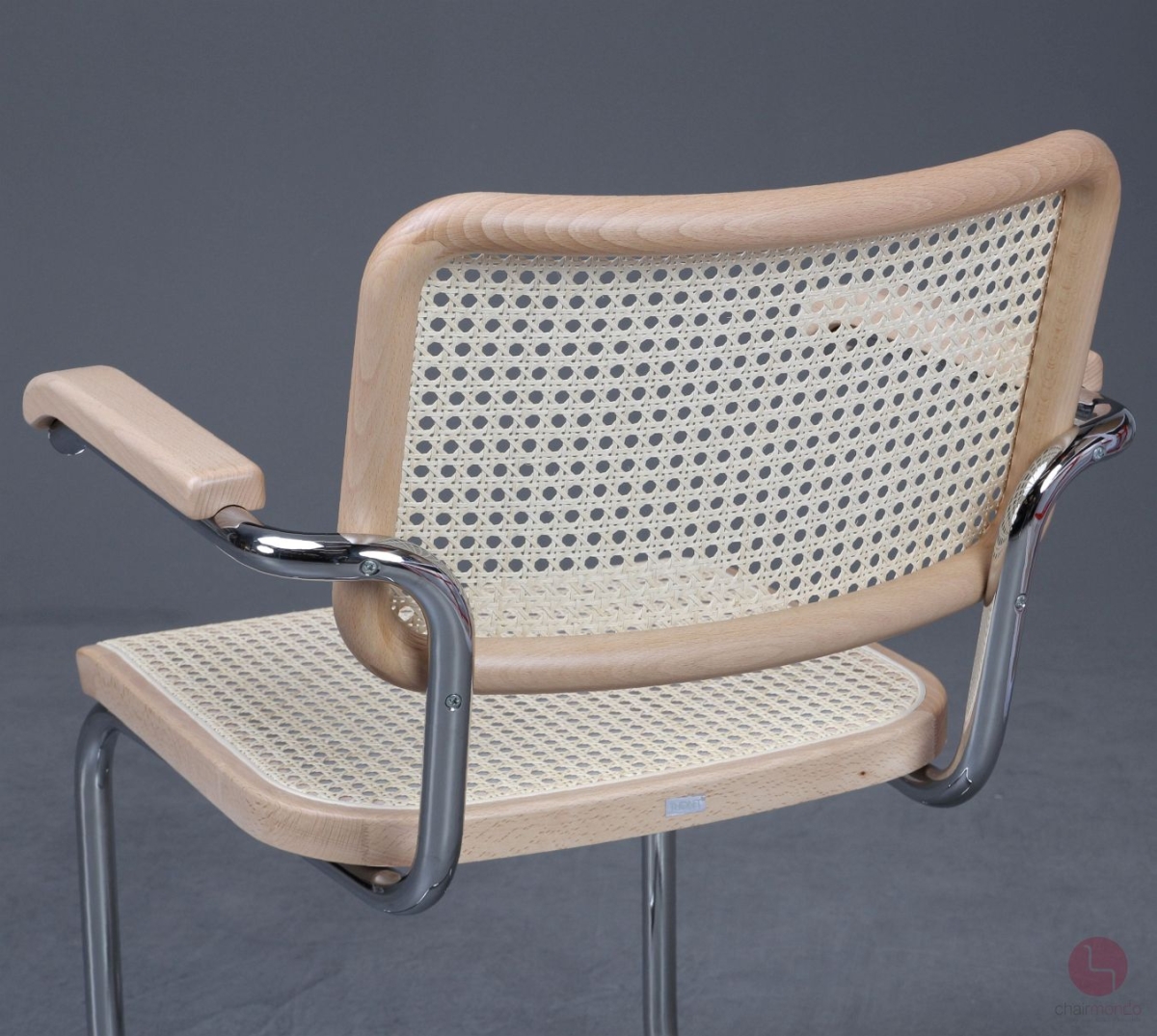 Thonet S64 V Freischwinger in Buche Natur mit Wiener Geflecht + Stützgewebe