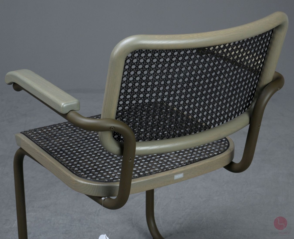 Thonet S64 V Dark Melange Grün