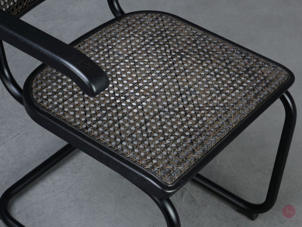 Thonet S64 V Dark Melange Schwarz