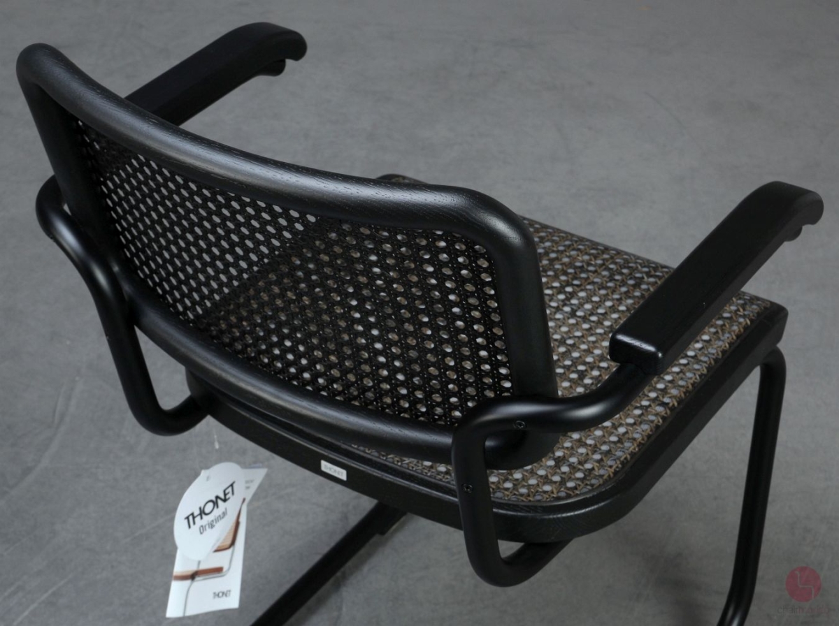 Thonet S64 V Dark Melange Schwarz