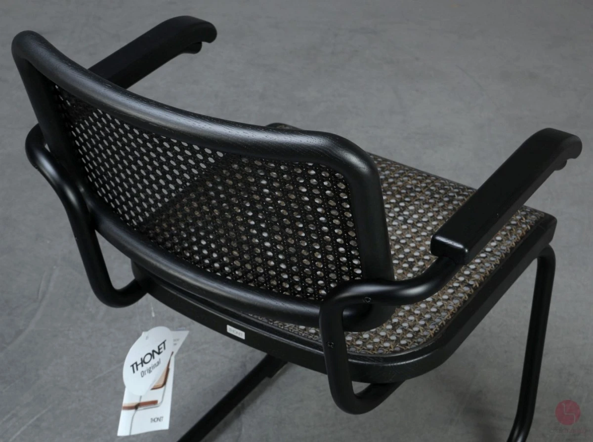 Thonet S64 V Dark Melange Schwarz