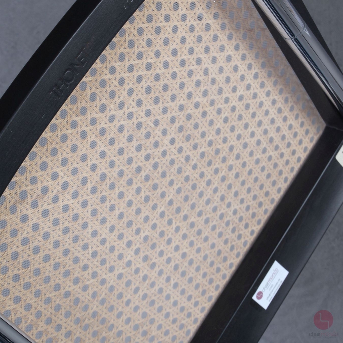 Thonet S64 V Freischwinger in Schwarz mit Wiener Geflecht + Stützgewebe gebraucht