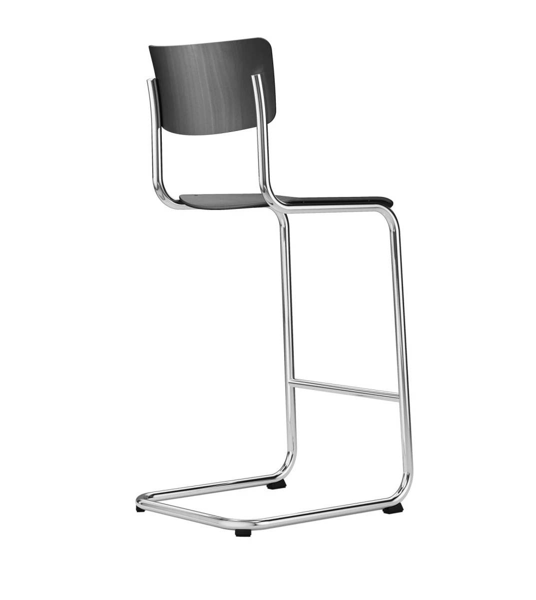 Thonet Freischwinger Barhocker Rückansicht