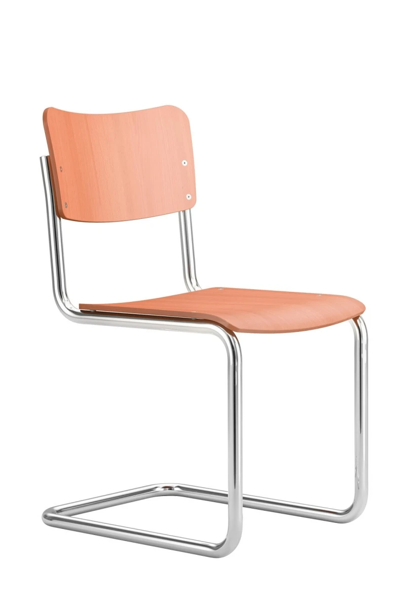 Thonet S43 K Korallenachat Vorderansicht Thonet S43 K Korallenachat Vorderansicht