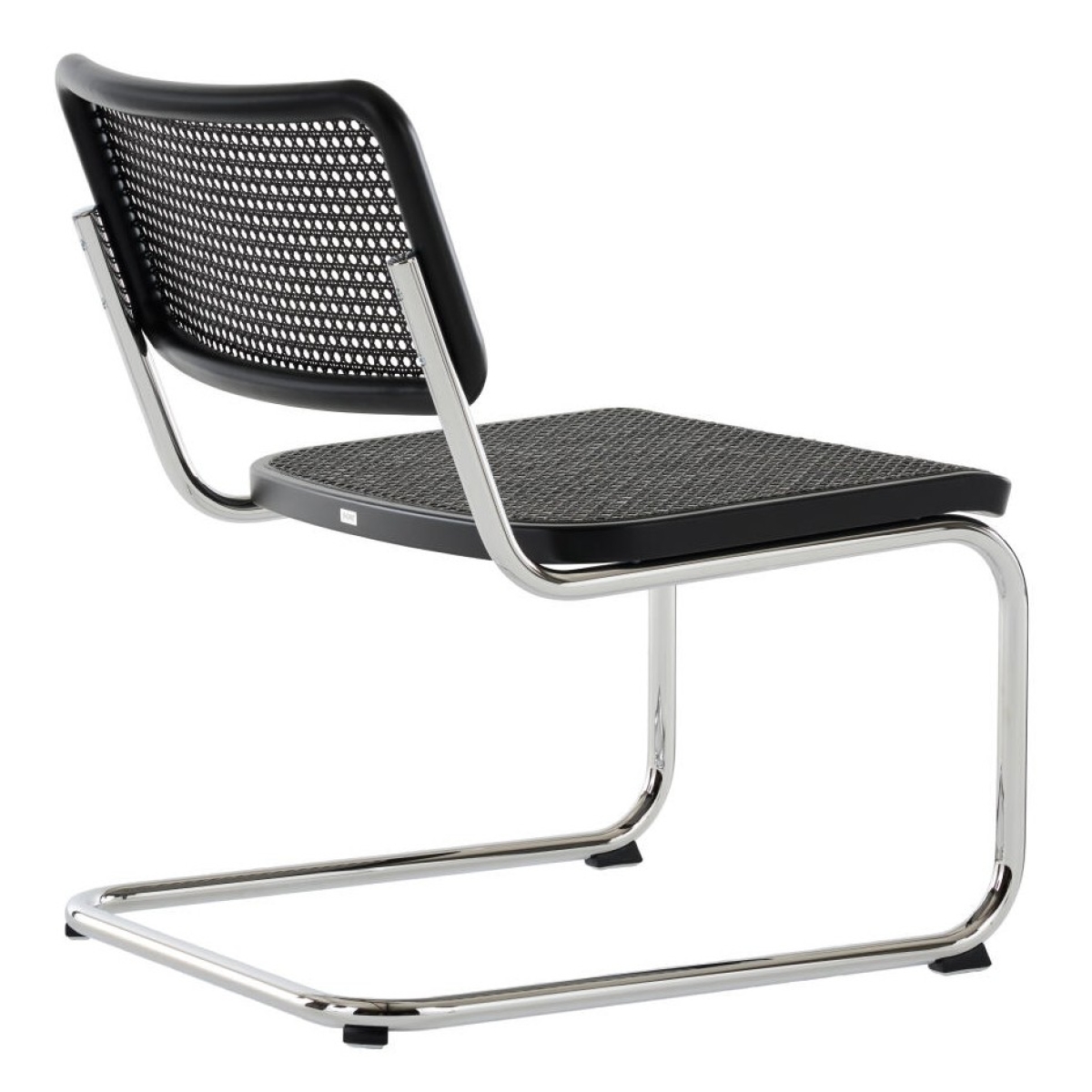 Thonet S 32 VL Dark Melange Geflecht aus Buche schwarz gebeizt Rückansicht