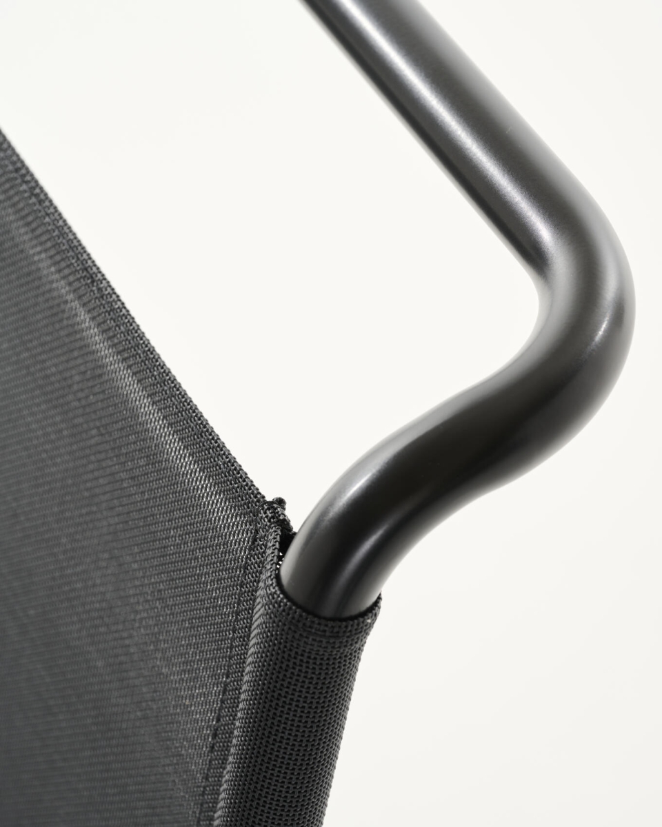 Thonet S533 N Freischwinger schwarz outdoor detailansich