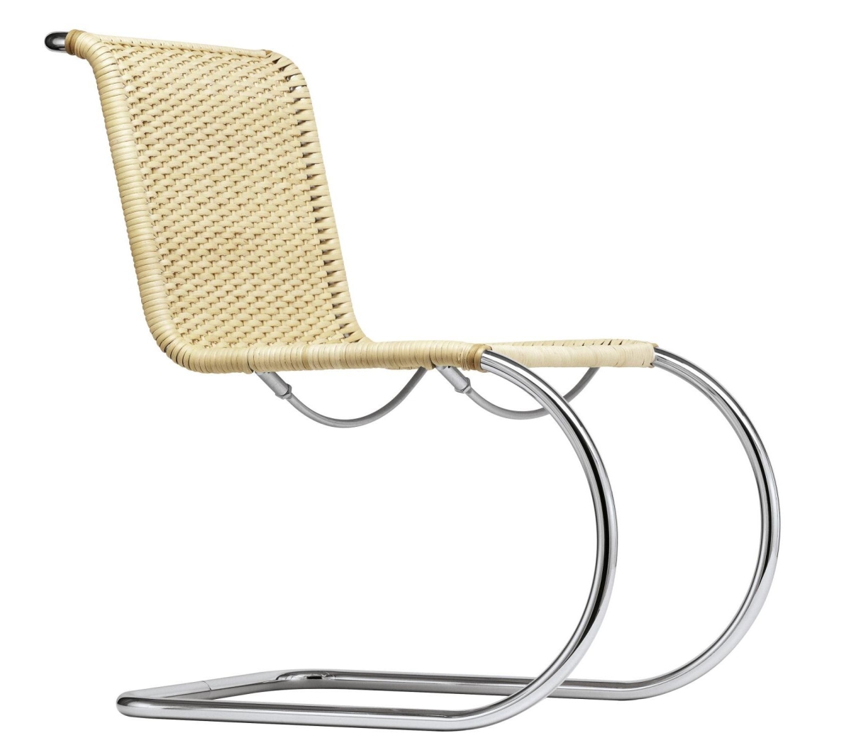 Thonet S533 R Korbgeflecht Seitenansicht