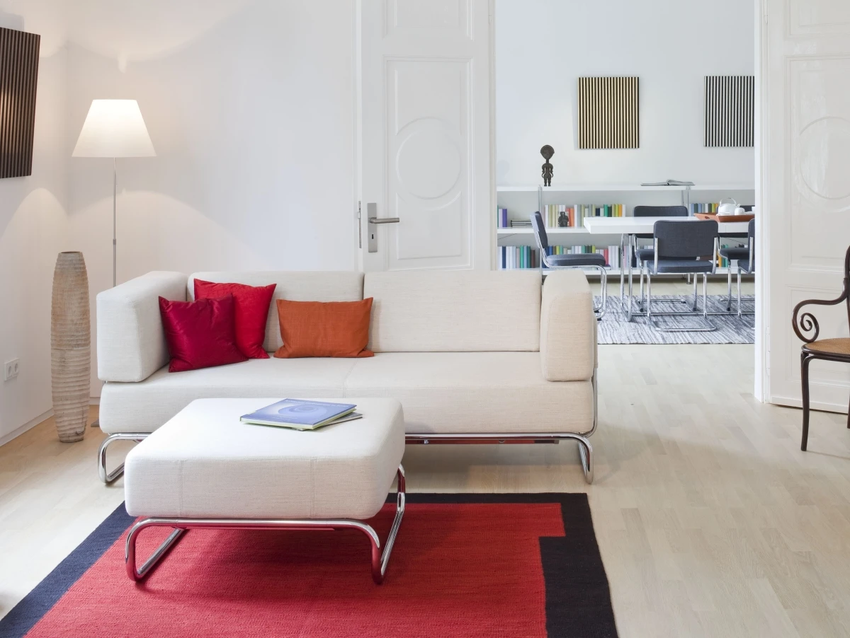 Thonet S5002/C002 2-Sitzer Sofa, Stoff