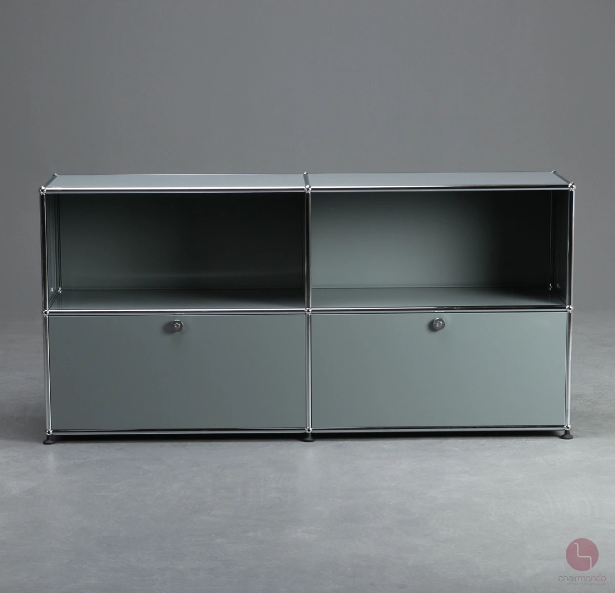 USM Haller Sideboard mit Schubtüren in Mittelgrau gebraucht