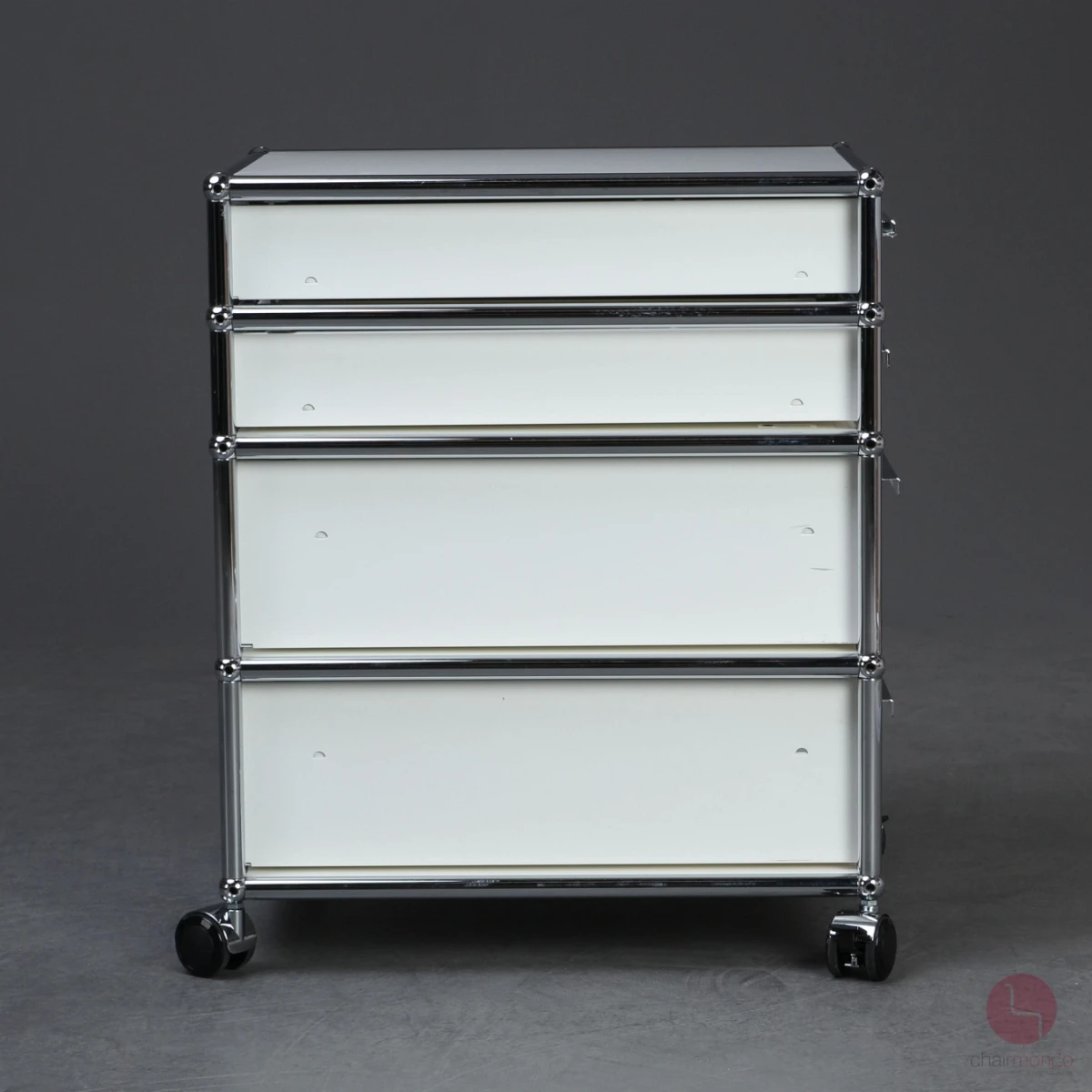 USM Haller Rollcontainer Weiß mit 4 Schubladen USM Haller Rollcontainer Weiß mit 4 Schubladen