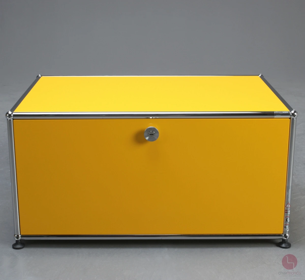 USM Haller Sideborad Box gelb mit Schubfach gebraucht USM Haller Sideborad Box gelb mit Schubfach gebraucht