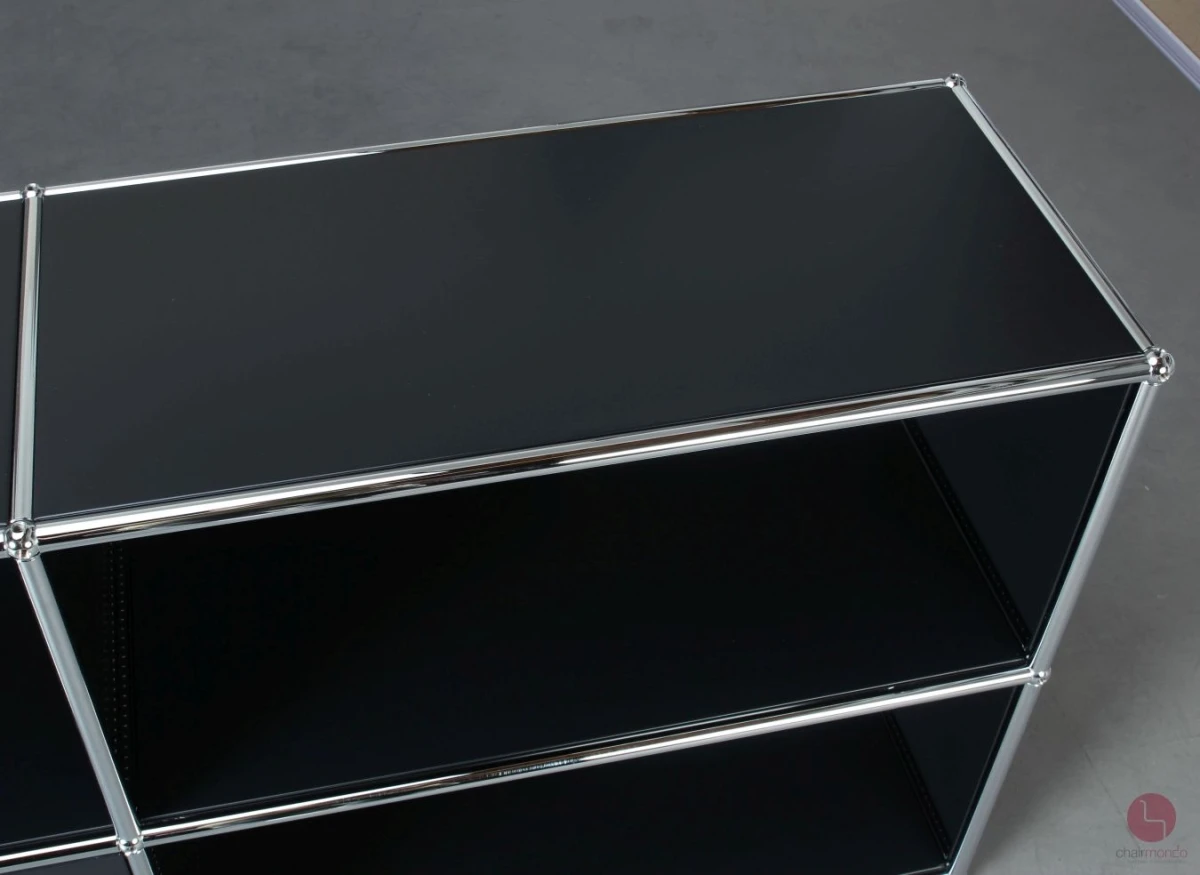 USM Haller Sideboard Schwarz mit zwei Klapptüren gebraucht