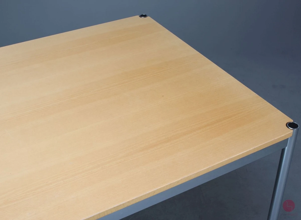 USM Haller Tisch 175 x 100 cm mit Buche Natur Platte lackiert, gebraucht