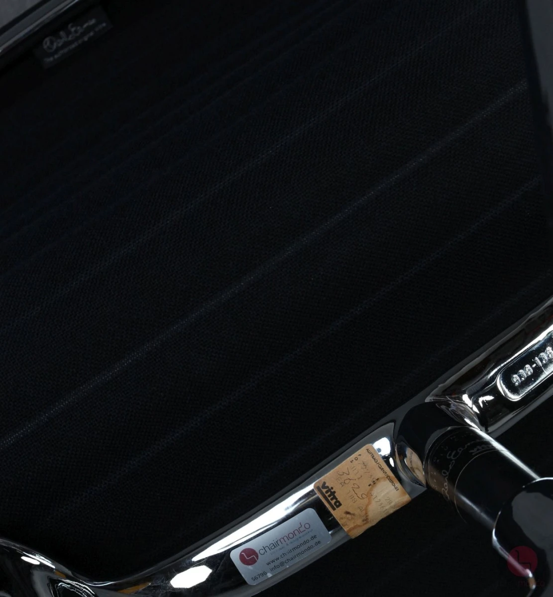 Vitra EA 108 Aluminium Chair Hopsak Schwarz 1980er gebraucht