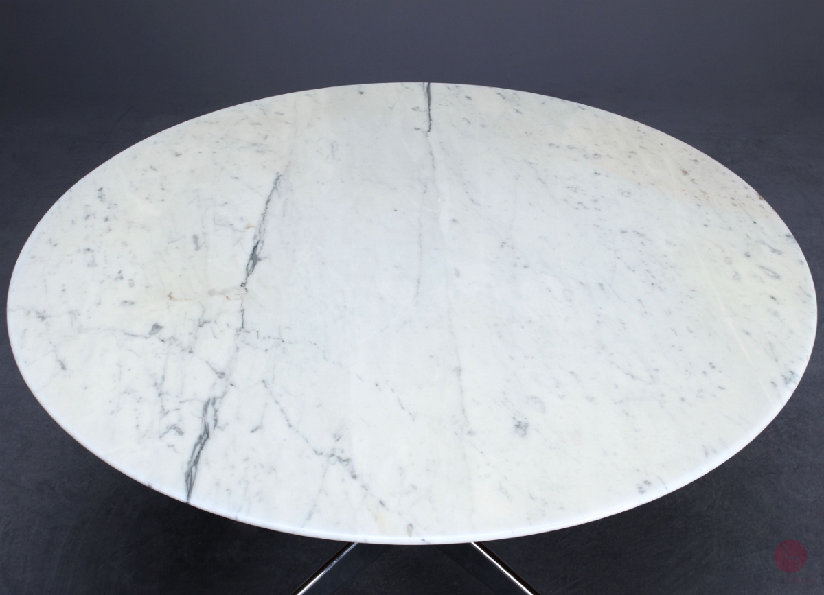 Vitra Segmented Table Lounge Tisch mit weißer Marmor Platte gebraucht