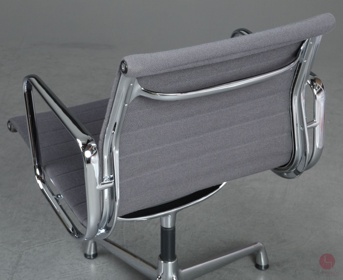 Vitra EA 108 Aluminium Chair Hopsak Grau verchromt - gebraucht