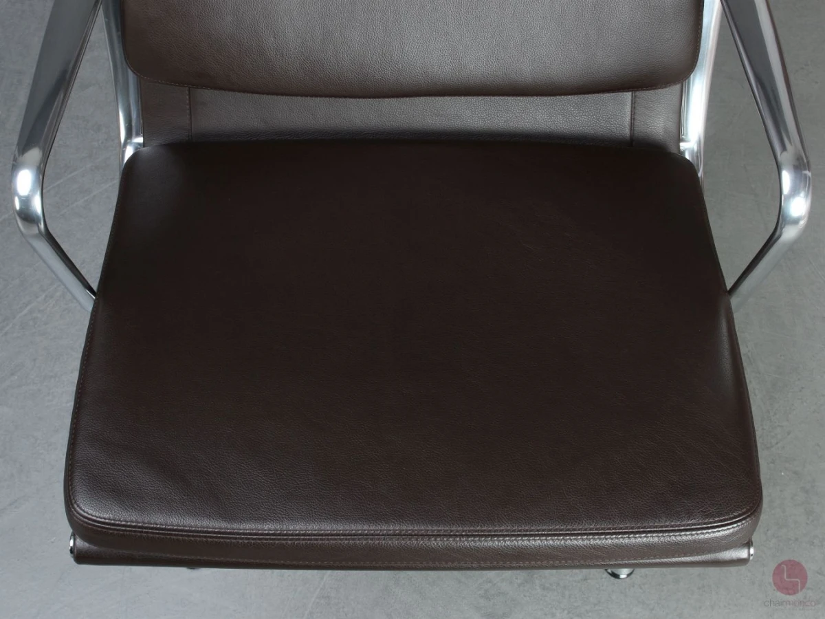 Vitra EA 216 Soft Pad Chair Leder Braun gebraucht