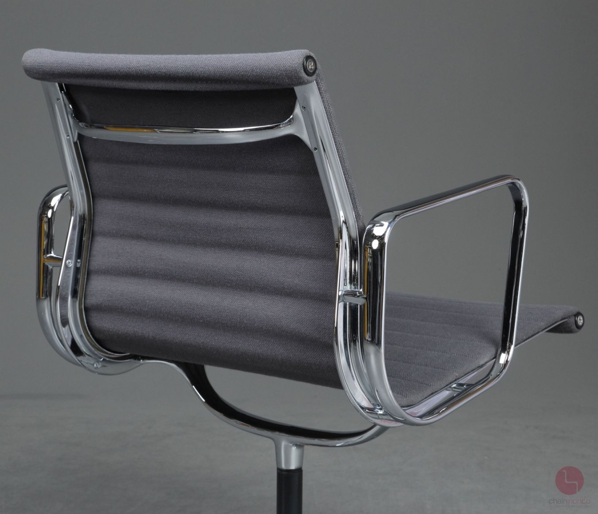 Vitra EA 108 Aluminium Chair Hopsak Grau verchromt - gebraucht