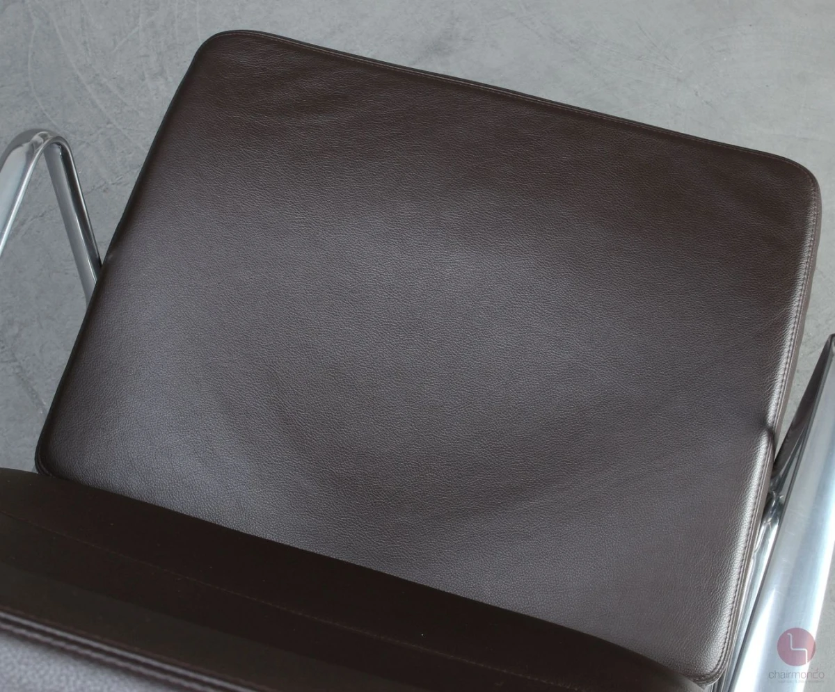 Vitra EA 216 Soft Pad Chair Leder Braun gebraucht