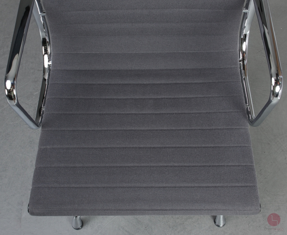 Vitra EA 108 Aluminium Chair Hopsak Grau verchromt - gebraucht