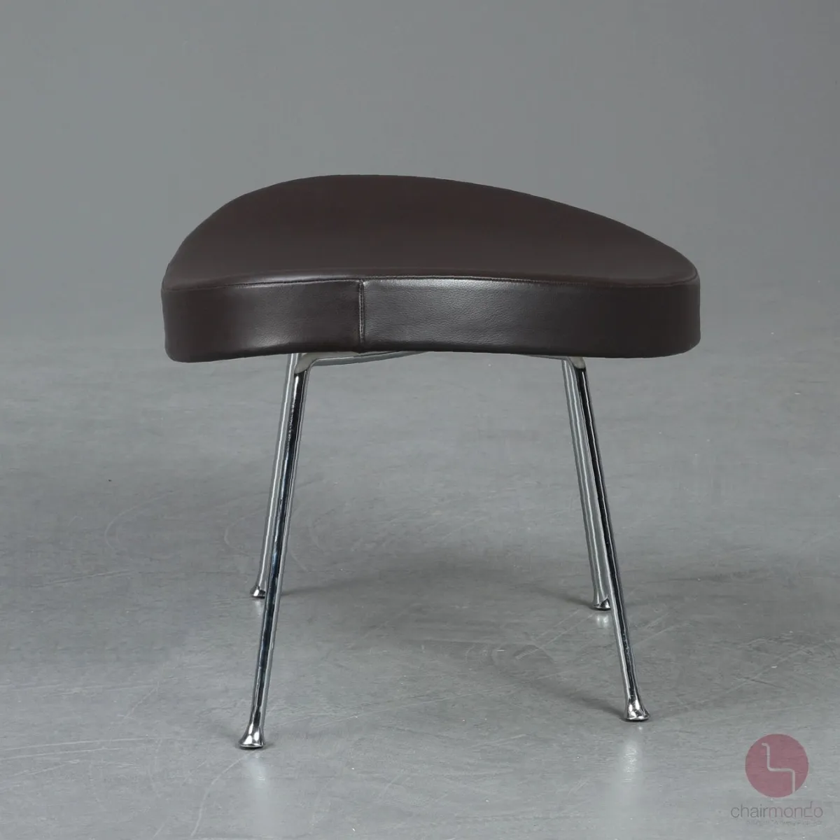 Vitra Coconut Chair mit Ottoman Leder Braun gebraucht