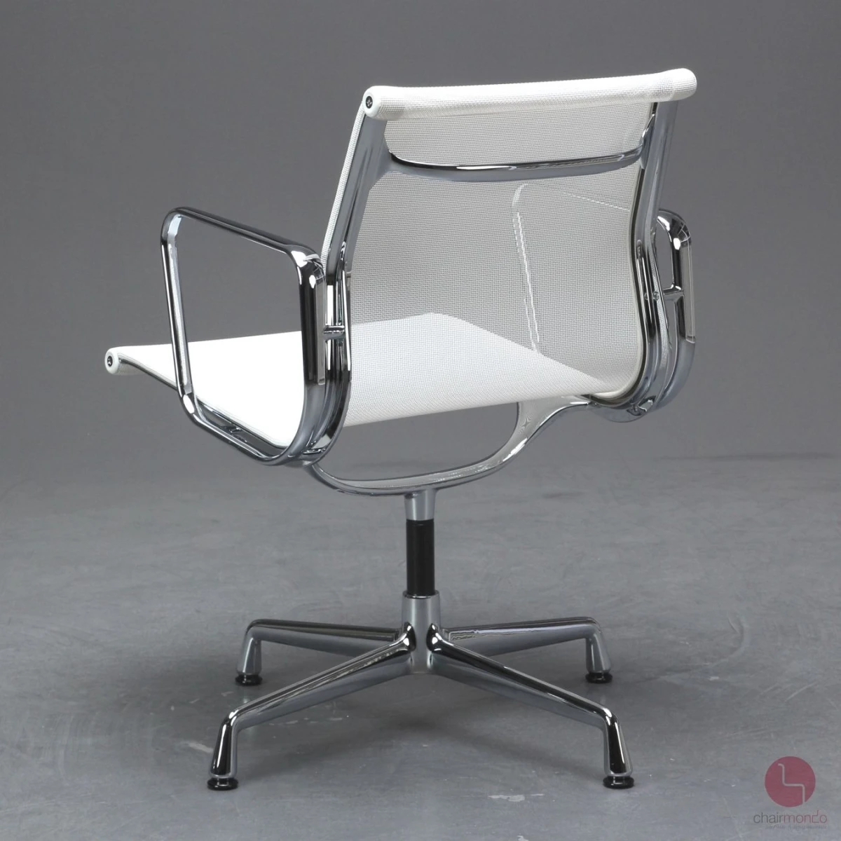 Vitra EA 108 mit weißem Netz Gestell verchromt gebraucht