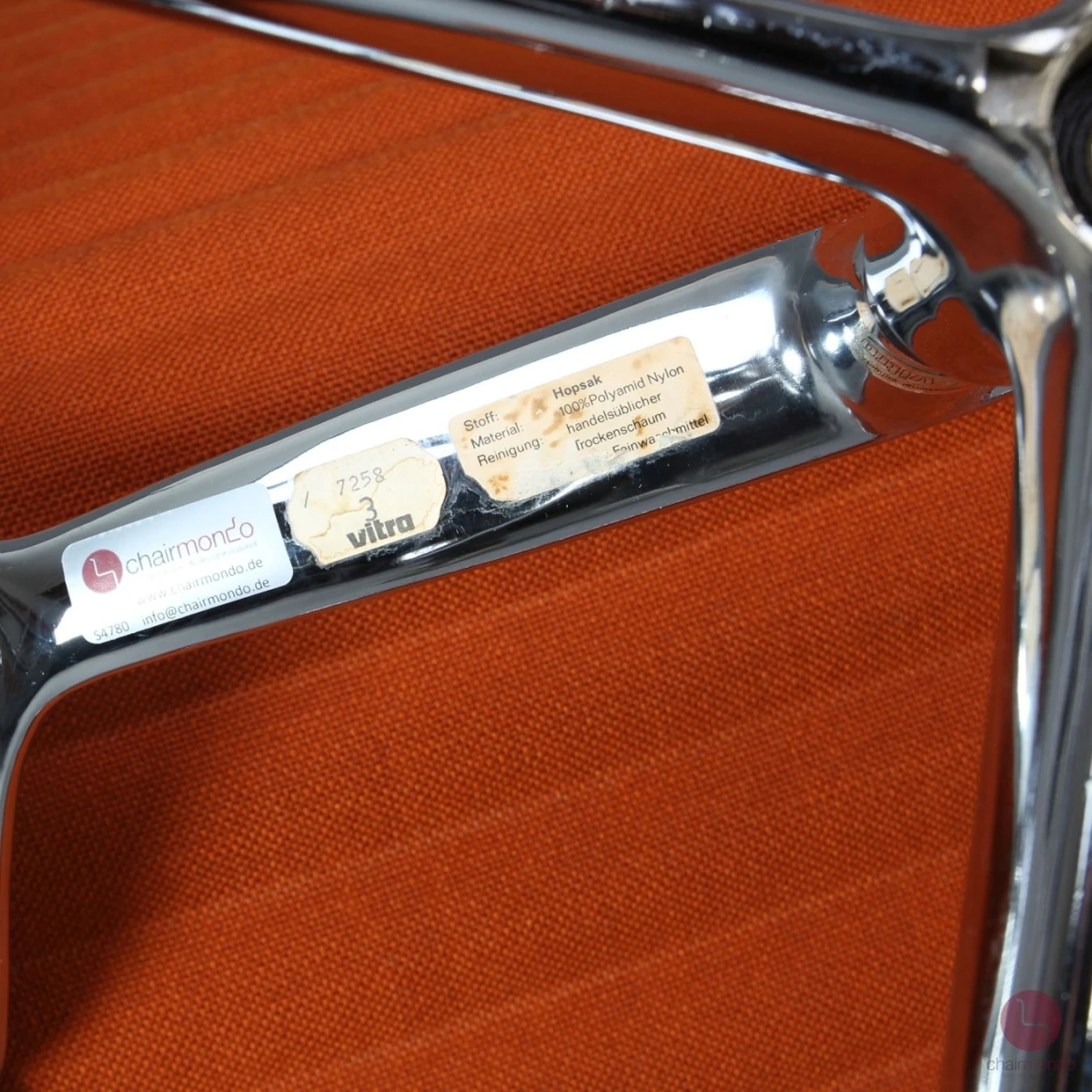 Vitra-EA-116-Hopsak-Ocker-gebraucht-Vitra-Etikett-1