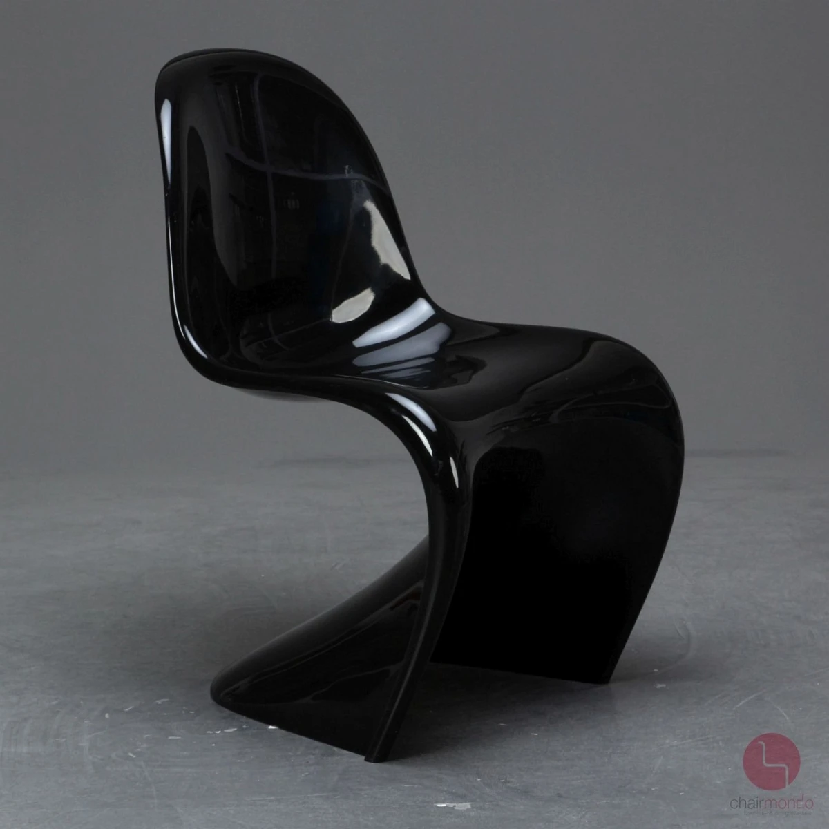 Vitra Panton Chair Classic Stuhl Schwarz Hochglanz gebraucht