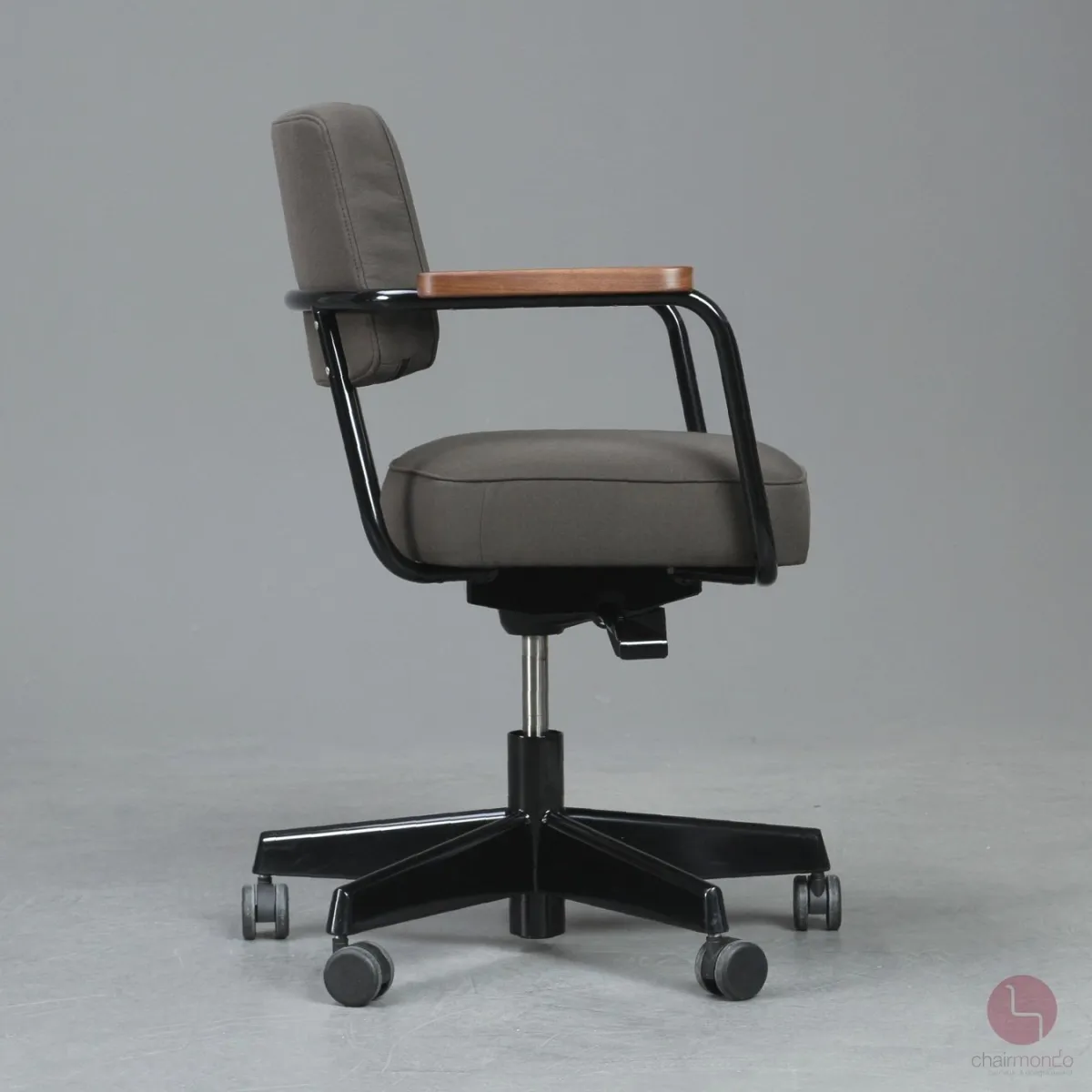 Vitra Pivotant Bürostuhl Stoff Braun Gestell Schwarz gebraucht