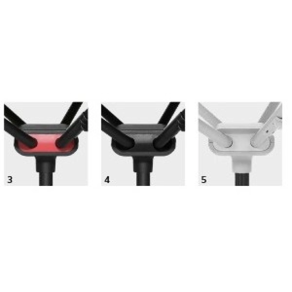 Wagner D1 Office Dondola Cover Farb Optionen rot, weiß und schwarz