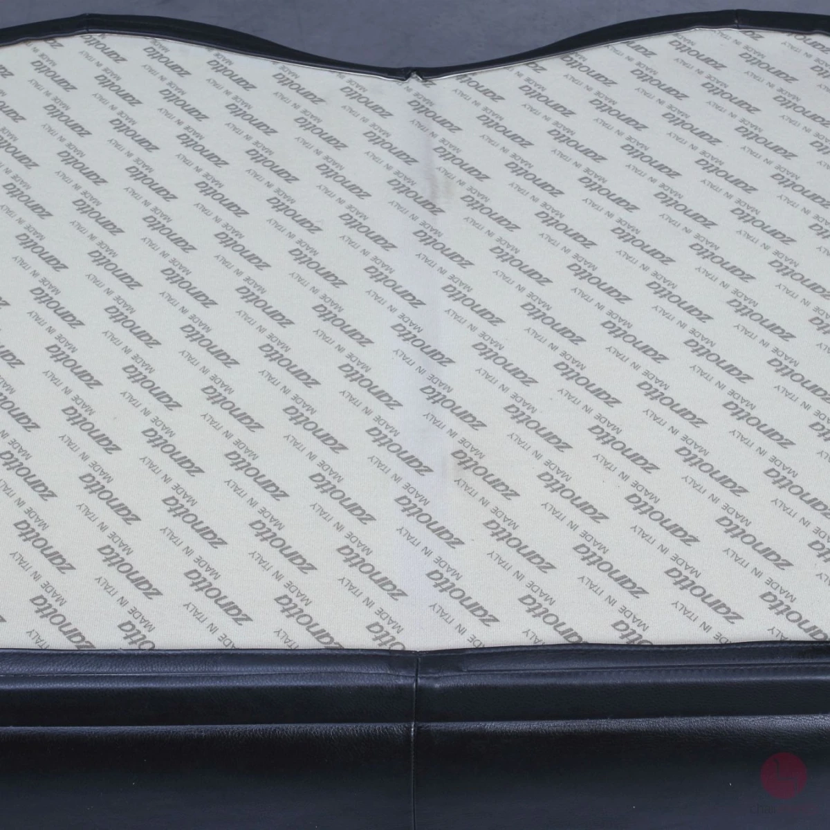 Zanotta Onda 2-Sitzer Sofa Leder Schwarz gebraucht