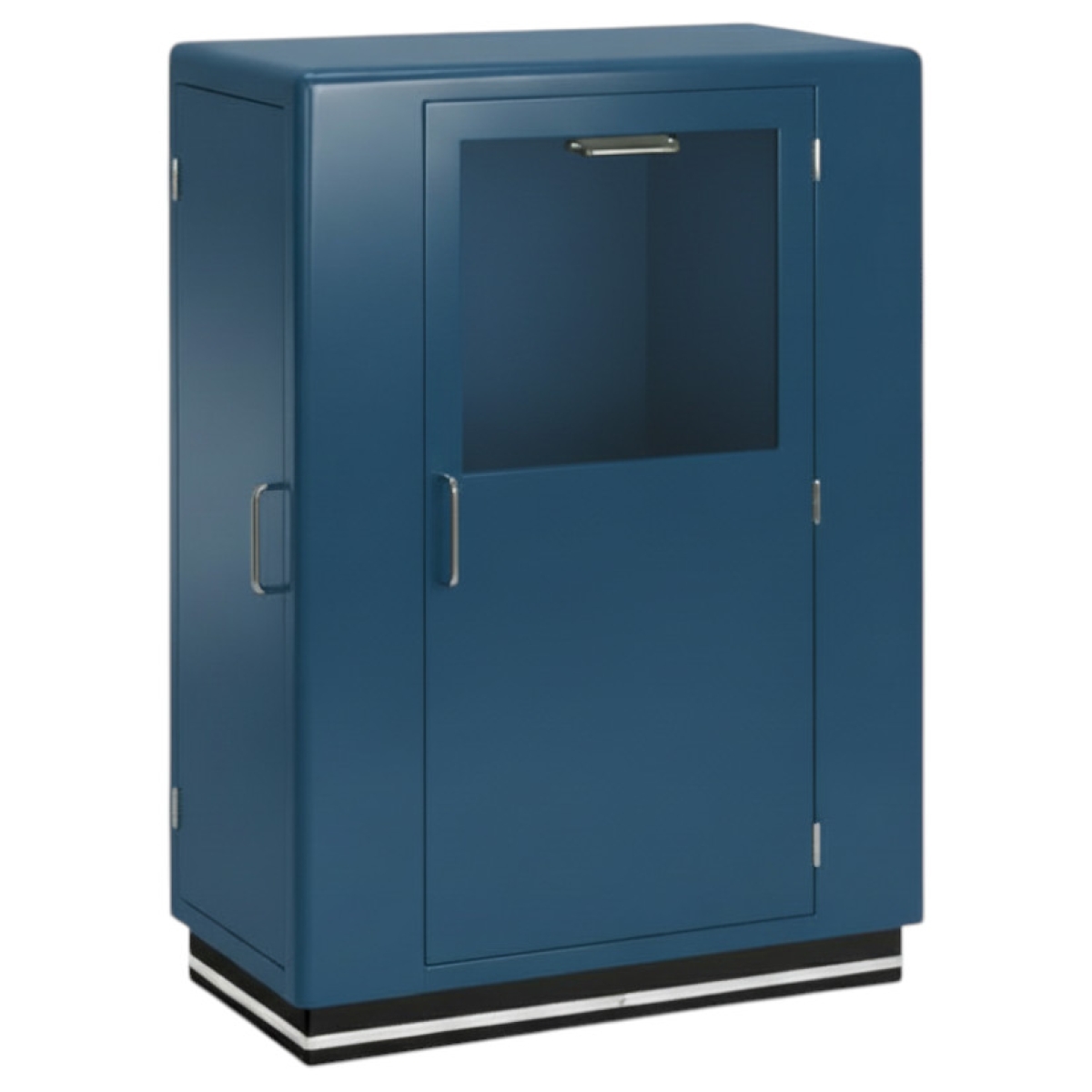 müller möbelfabrikation KB 323 Barschrank RAL 5009 azurblau