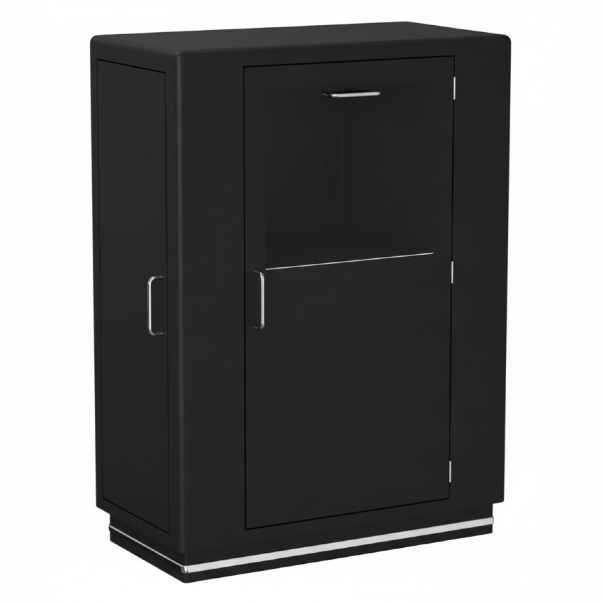 müller möbelfabrikation KB 323 Barschrank RAL 9005 Tiefschwarz