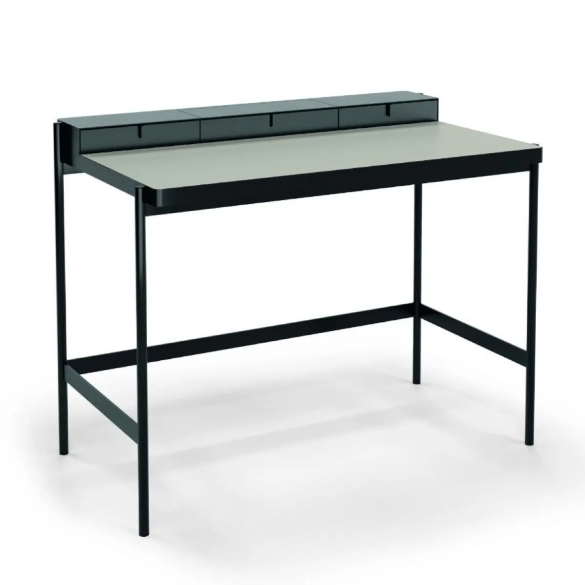 müller möbelfabrikation PS20 Sekretär in schwarz