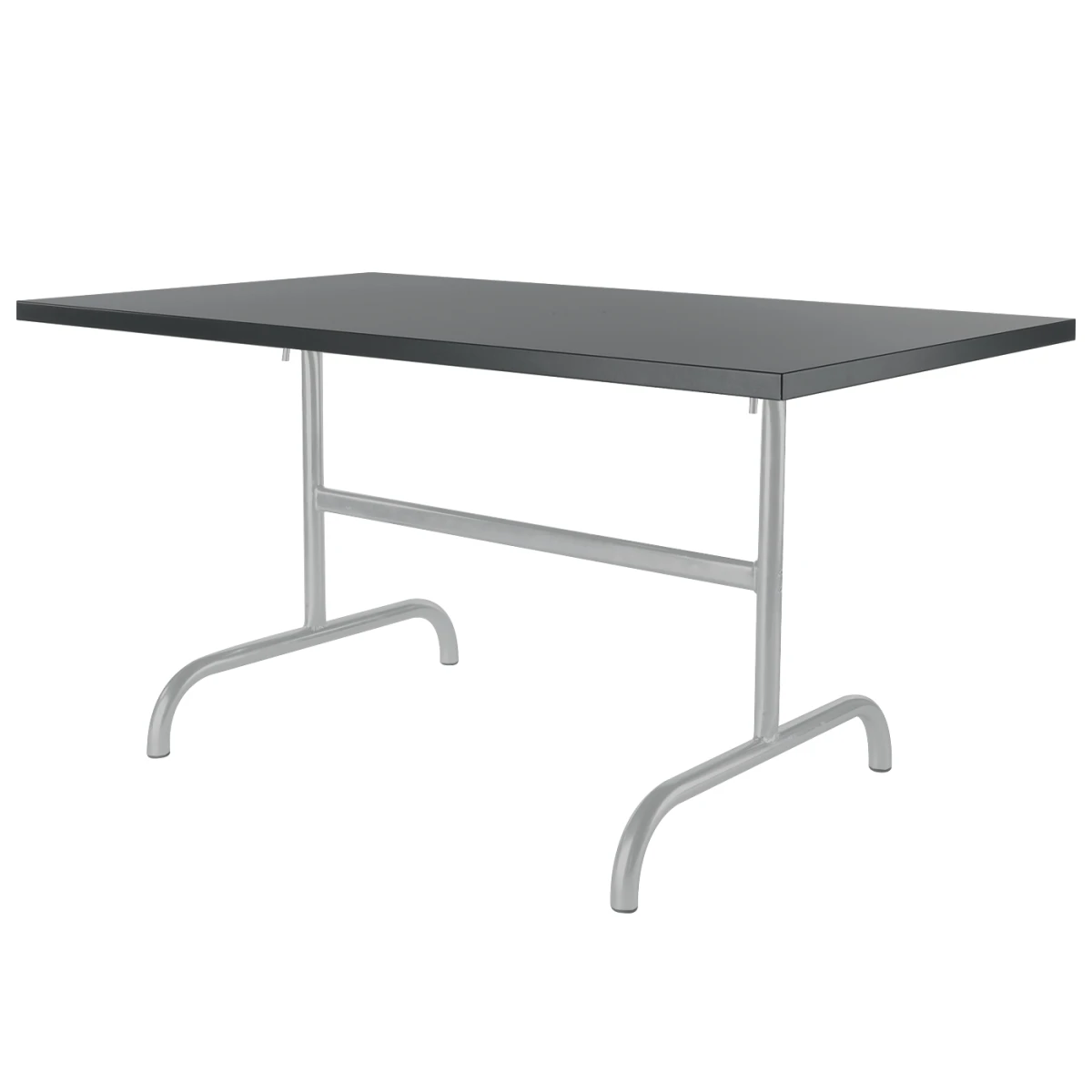 SChaffner Säntis Metalltisch Graue Platte antrazit Gestell SChaffner Säntis Metalltisch Graue Platte antrazit Gestell