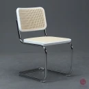 Thonet S32 V Freischwinger in Weiß aus 2022, gebraucht